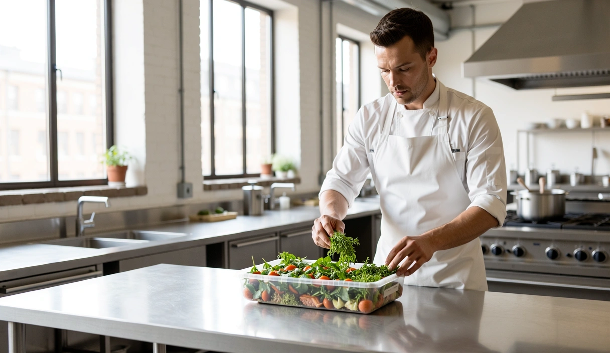 Healthy meal delivery preparation process